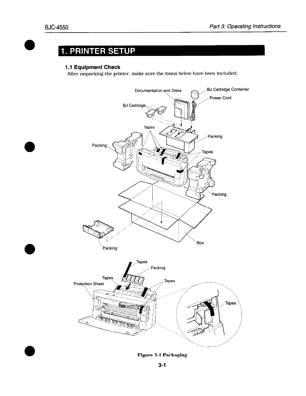 Canon BubbleJet BJC-4550 Service Manual-3